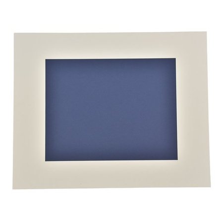 SAX EXCLUSIVE Die-Cut Mat Boards, 16 x 20 Inches, White Pebble, Pack of 10 PK 409664